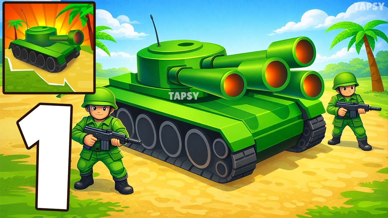 🛡️Epic Army Clash Gameplay Walkthrough Levels 1–10 Build Army & Defeat Enemies (Android,iOS)