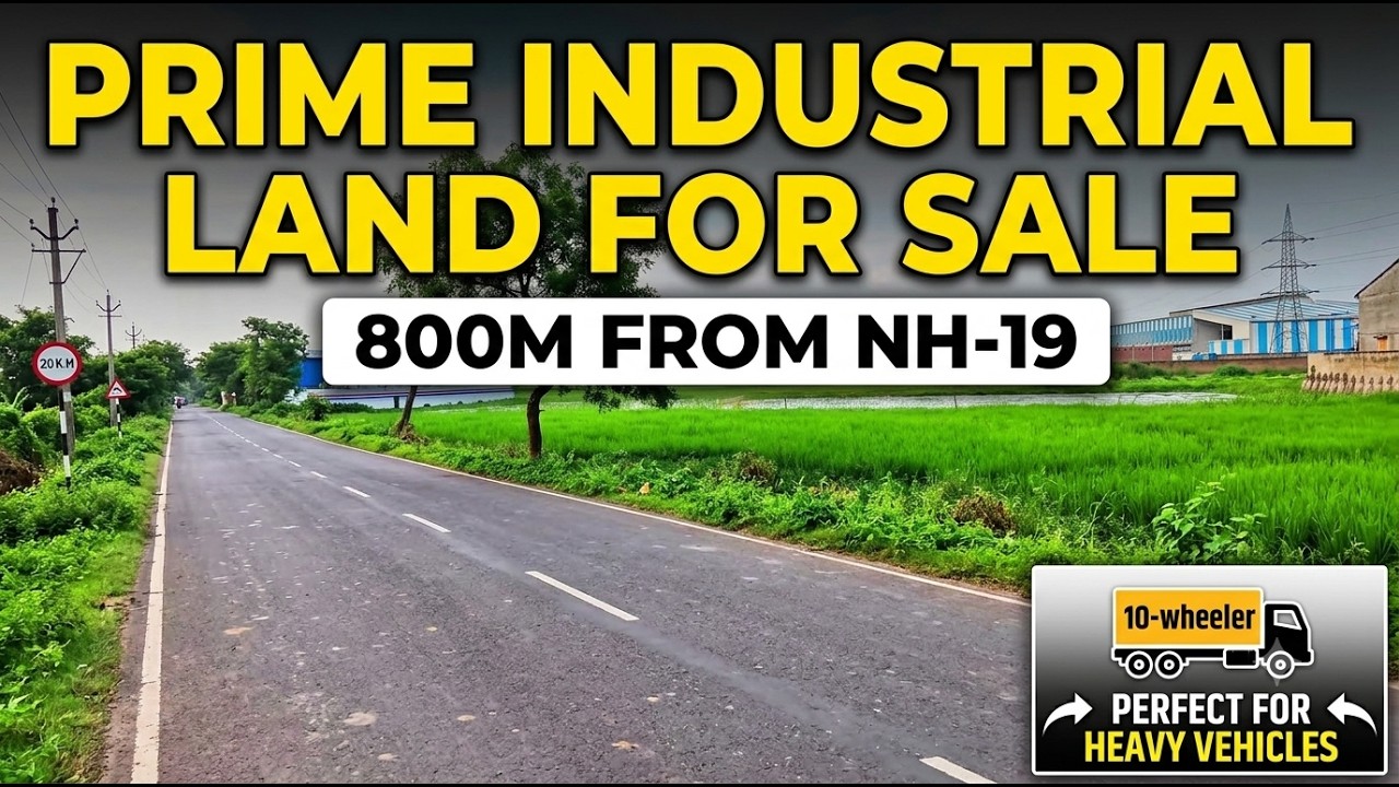 Prime Industrial Land for Sale Near Kolkata | 2 to 12 Bigha Options | 800m from NH-19