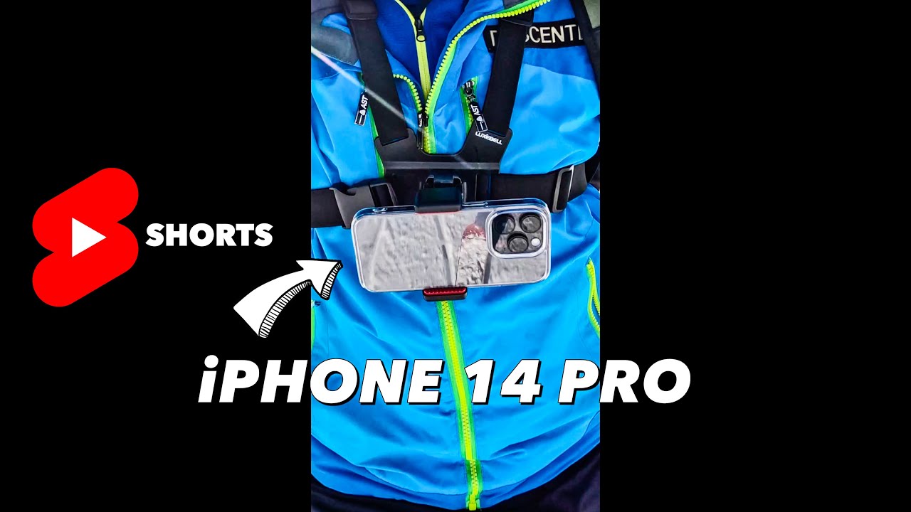 iPhone 14 Pro (Max) Action Mode SKIING #shorts