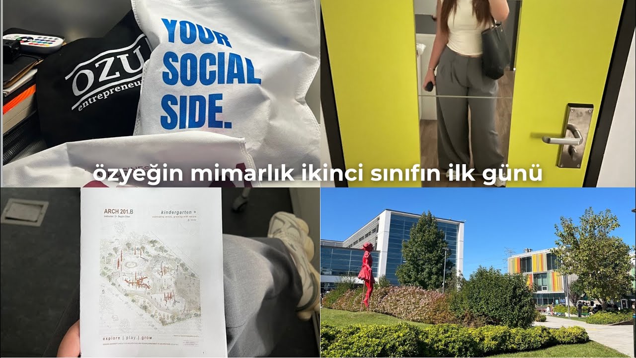 Mimarlık İkinci Sınıfta İlk Günüm (Welcome Week, Klüpler, Mimarlık Dersleri)