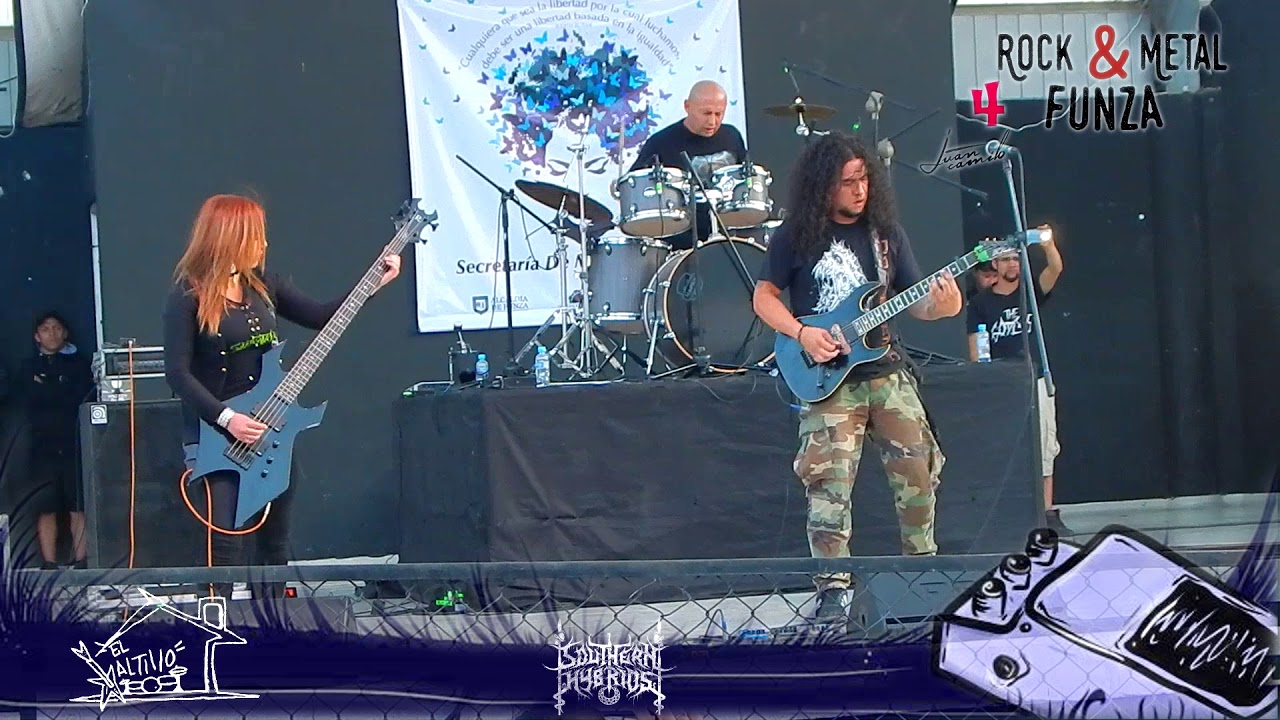 SOUTHERN HYBRIDS- deepsolatioh NAMELESS (en vivo) rock y metal funza