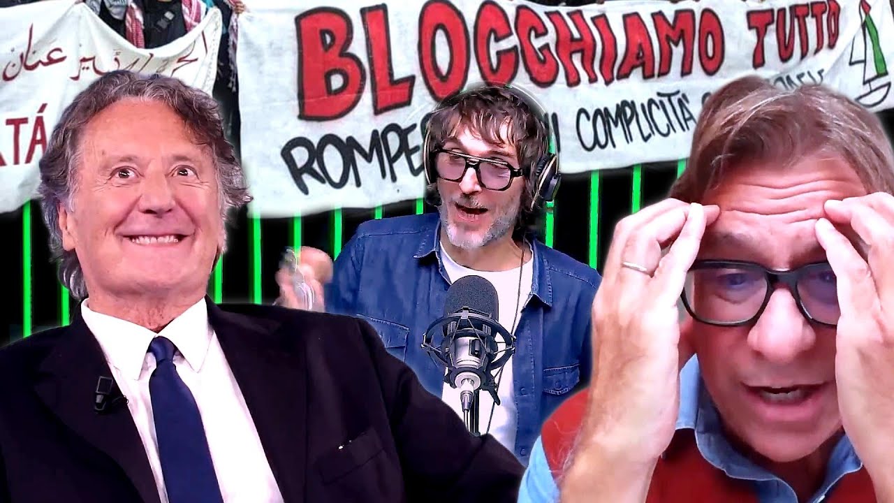 Governo fascista e Iacchetti eroe: il verdetto delle piazze pro-Pal - La Zanzara 6.10.2025