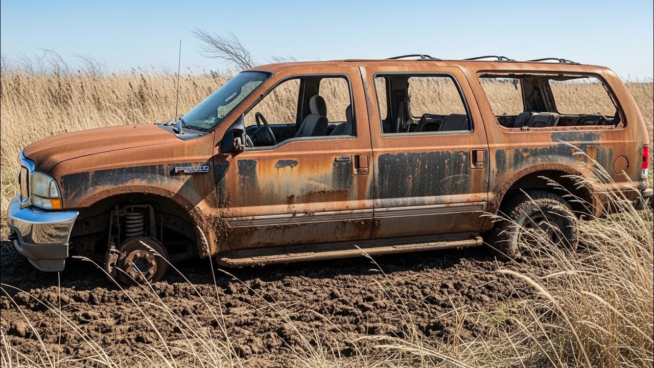 I Just Bought $400 of 2000 Ford Excursion Abandoned Condition Fully Restoration to Looking New
