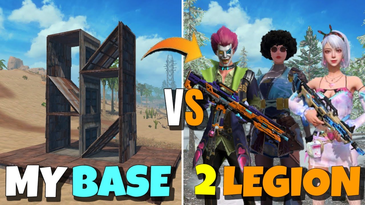 2 LEGION TRIED TO RAID MY BASE🤯💯| BASE DEFENSE PART 2 | Last Island of Survival 
