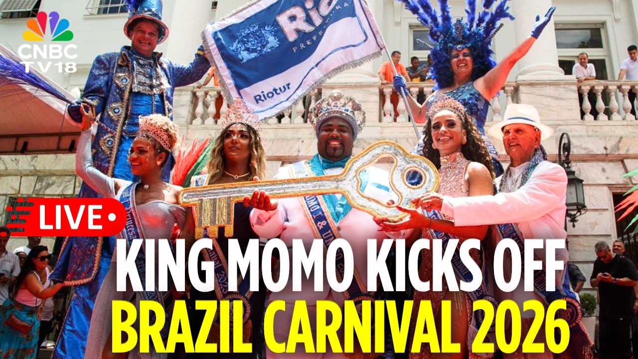 Brazil Carnival LIVE: King Momo Kicks off Carnival 2026 as Festivities Begin in Rio de Janeiro |N18G