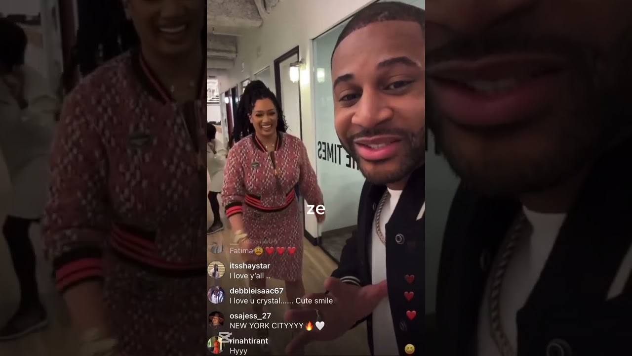Hillarious‼️Devale Ellis & Crystal Hayslett Tour BET Headquarters