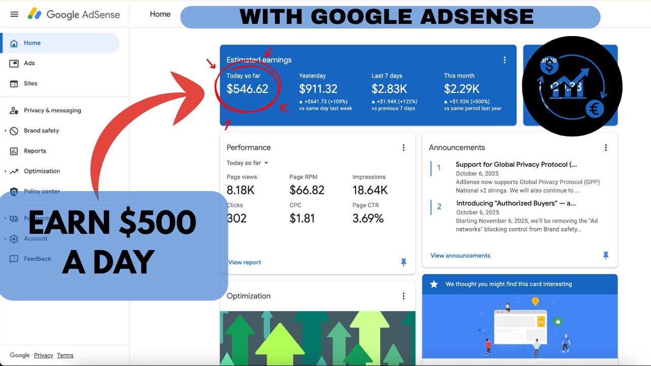How I Made $600 Blogging with Google AdSense Arbitrage