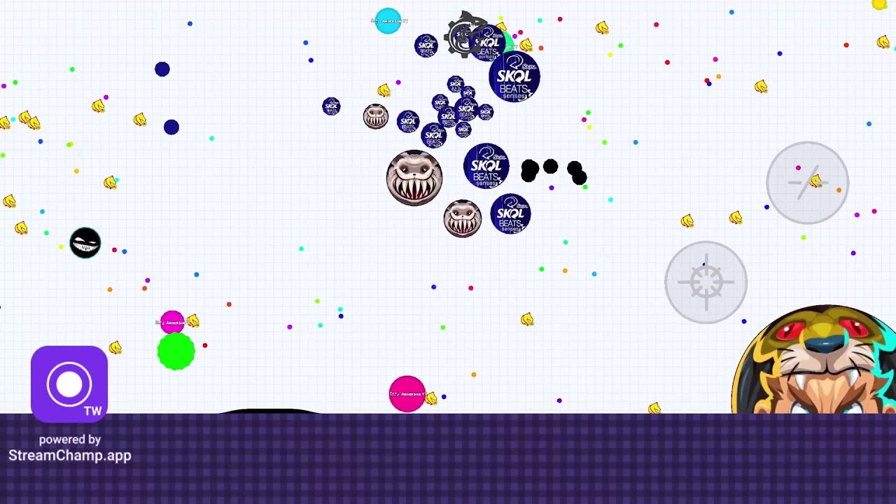 live On Agar.io!Party no chat