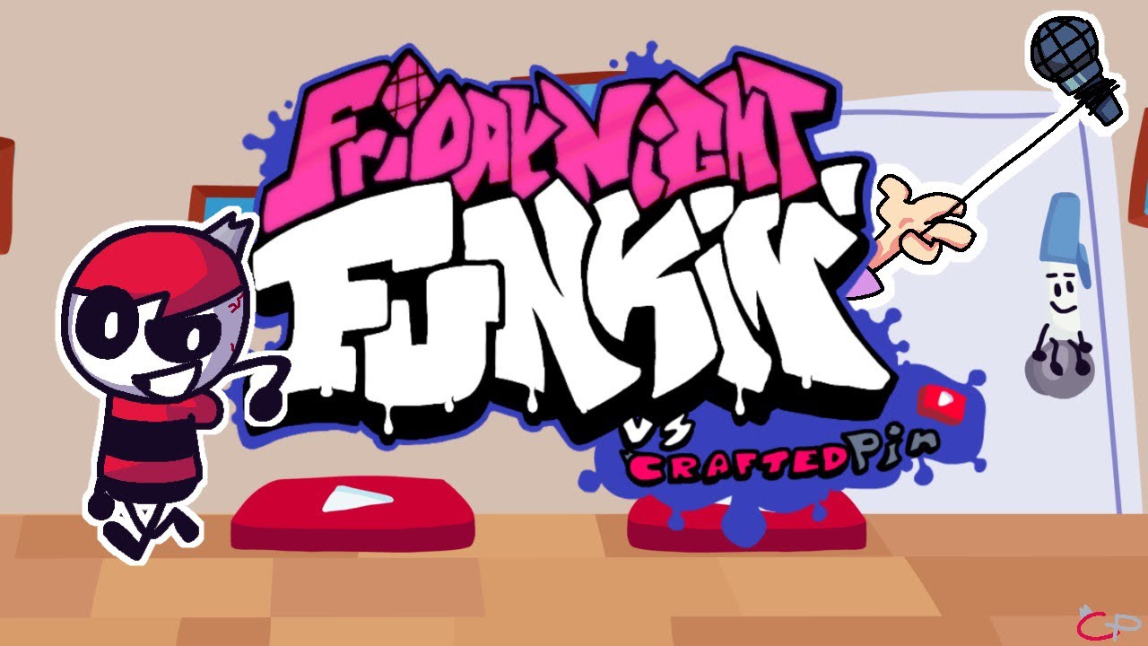 Friday Night Funkin’ против CraftedPin V1 [ПОЛНАЯ ВИТРИНА]