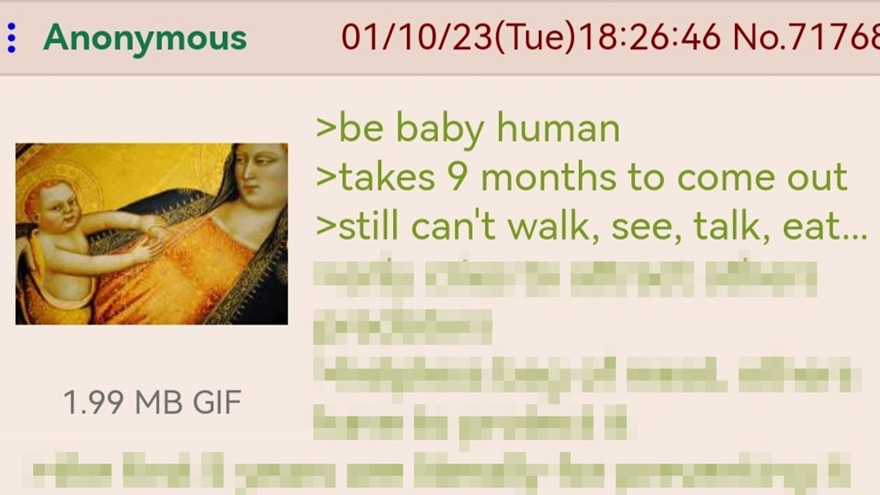 4Chan User Exposes Baby Human Hoax - 4Chan Greentext Stories