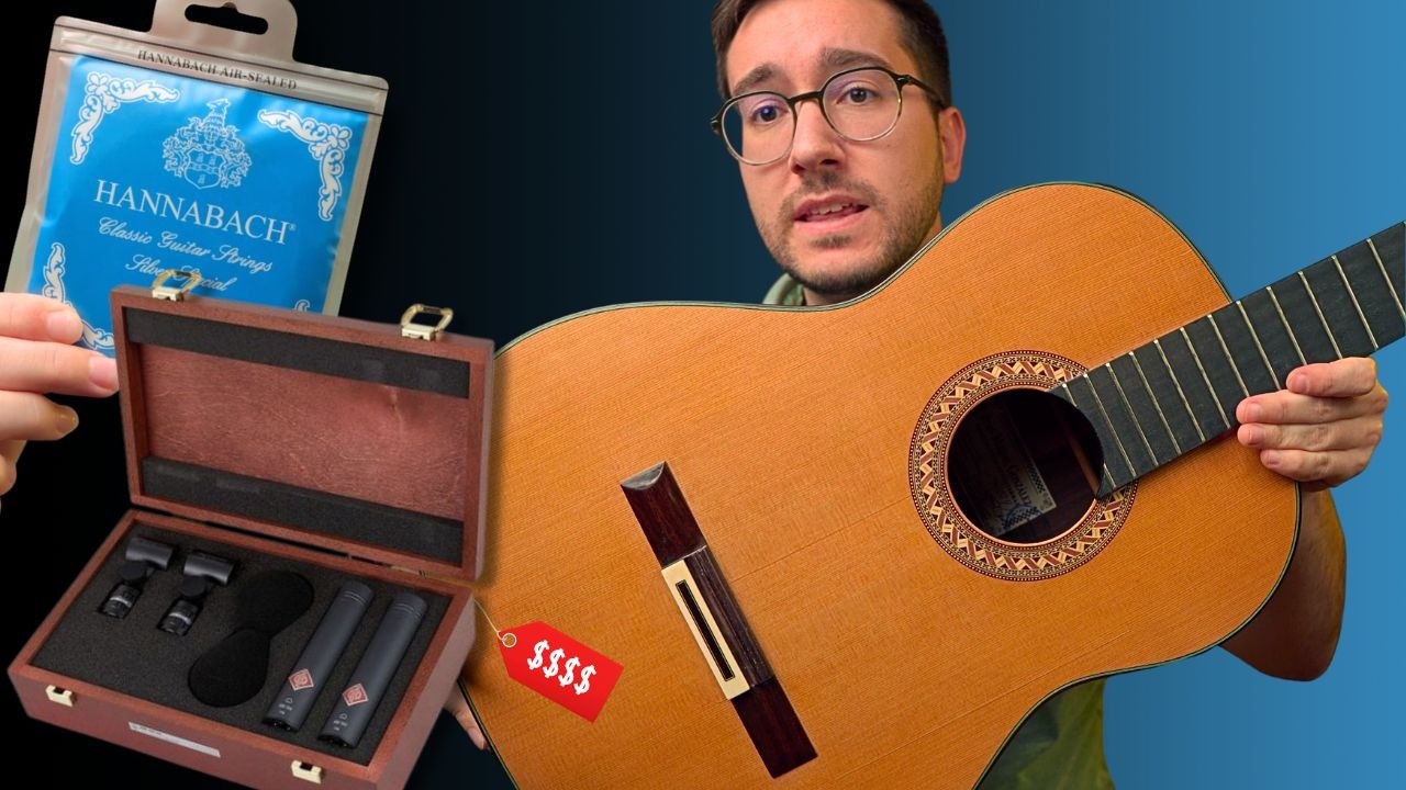 Cuerdas nuevas y micrófonos nuevos! Preparando una grabación de guitarra clásica