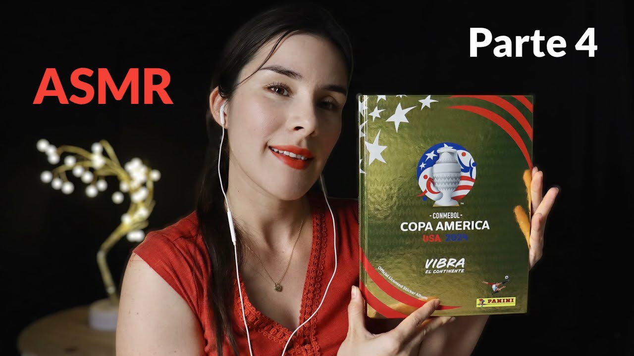 ASMR | pegando estampas de la Copa América 2024 (PARTE 4)