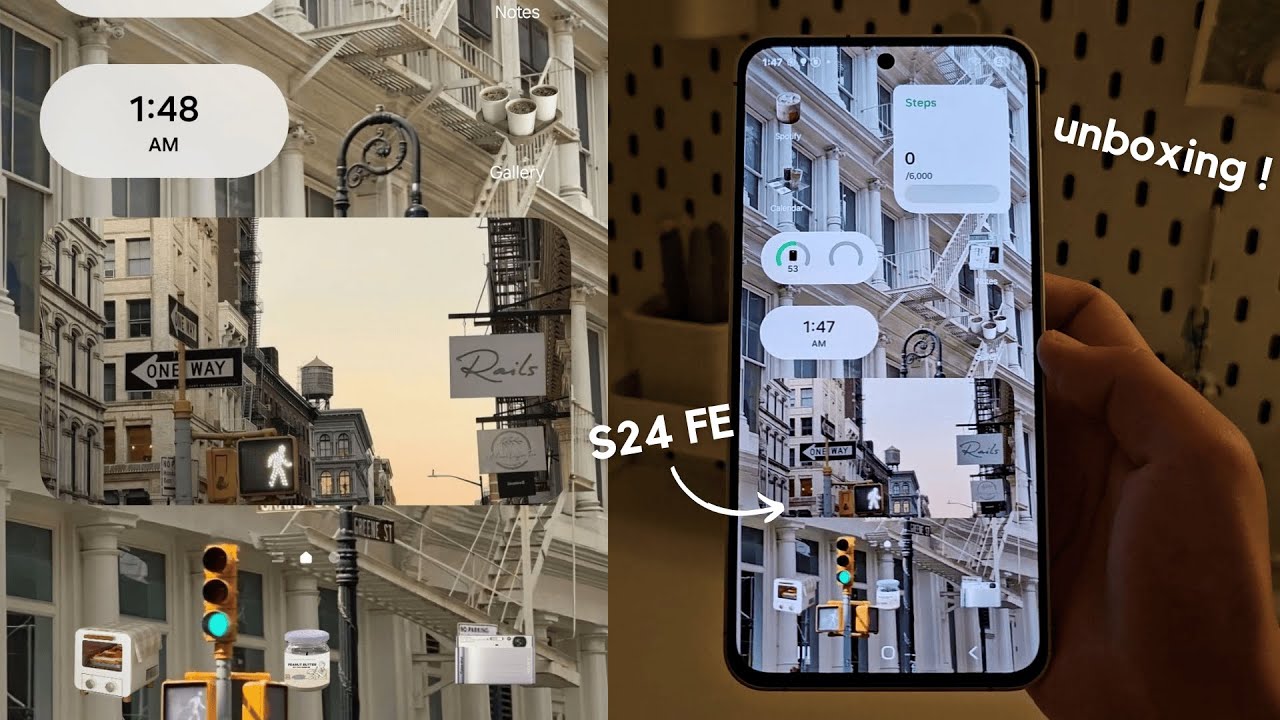 Распаковка и настройка Samsung Galaxy S24 FE!