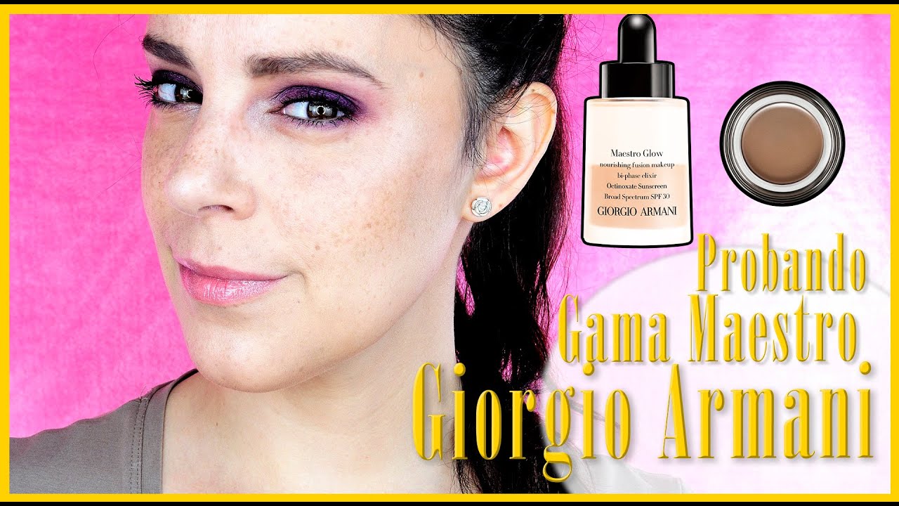Probando gama Maestro de Giorgio Armani | Silvia Quiros Makeup