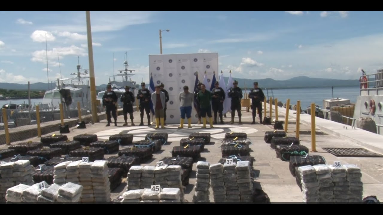 Incautación de Drogas en El Salvador.