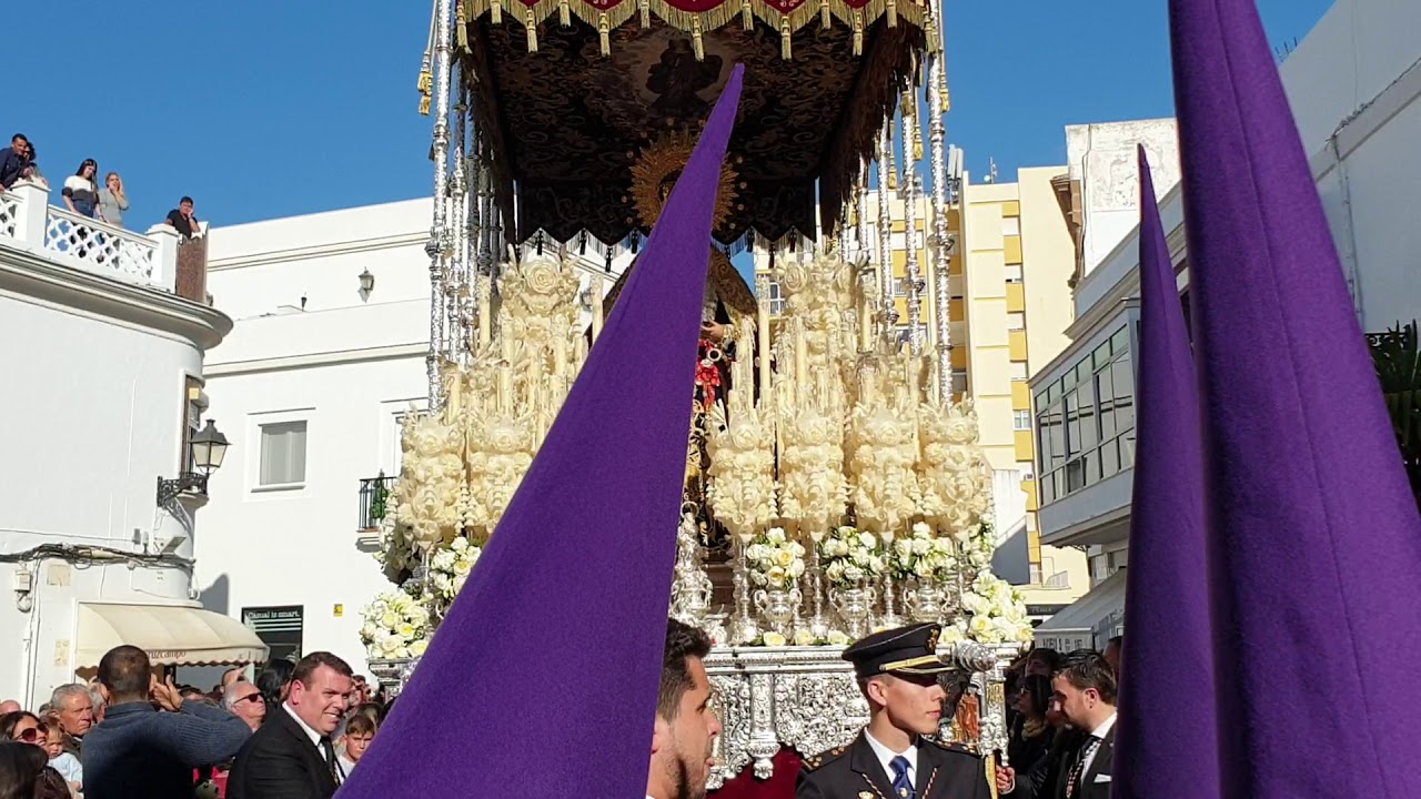 María Stma. de la Amargura Rota, Madrugá 2019. Capilla de San Roque