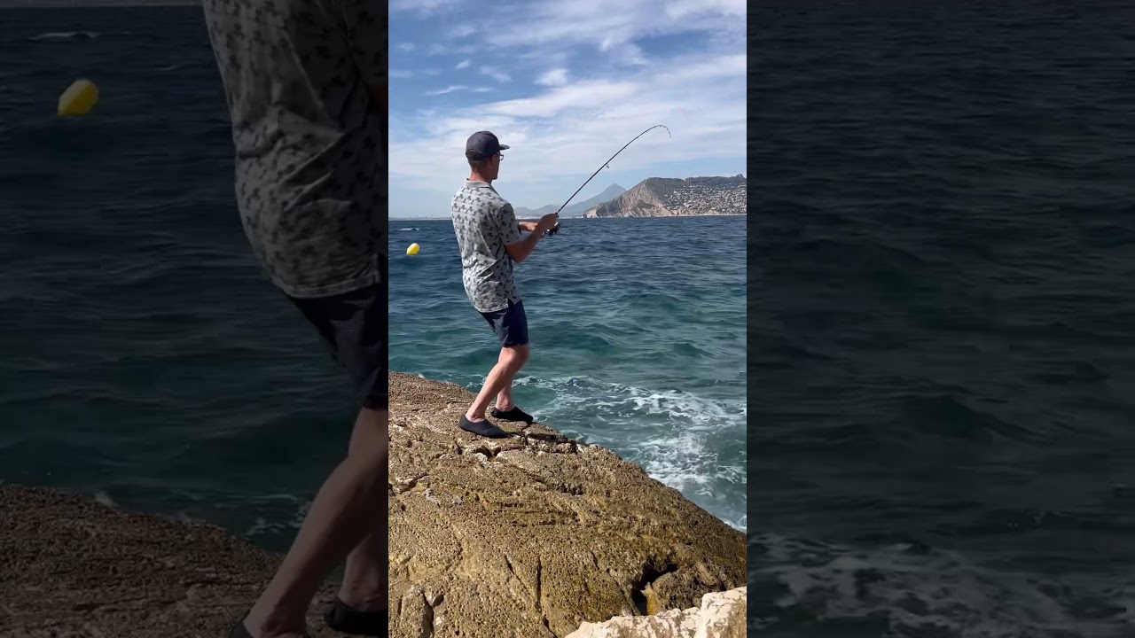 Rockfishing in the Mediterranean | Inshore fishing in Spain with light spinning rod #rockfishing