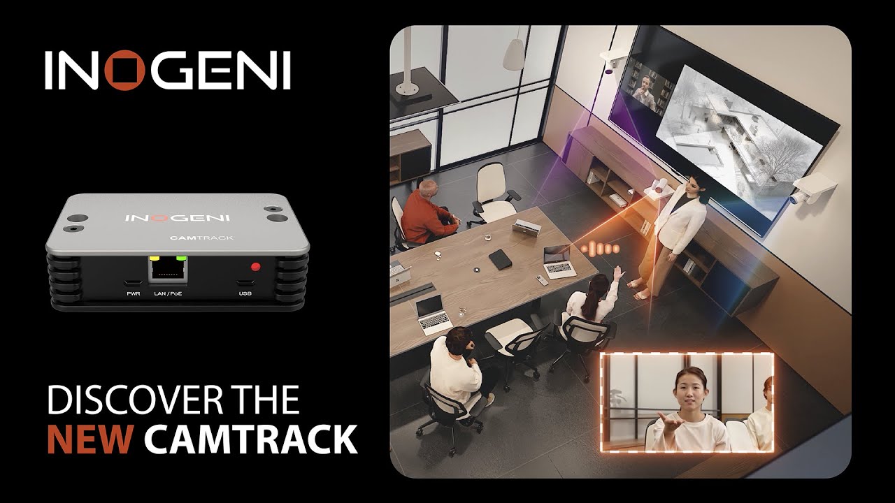INOGENI's CAMTRACK voice-activated multi-camera switcher using IP PTZ cameras