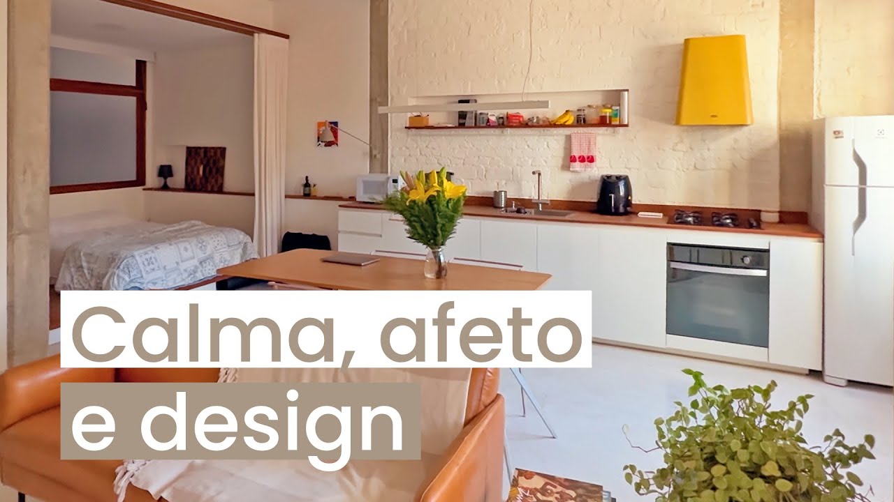 Um APARTAMENTO de 50 m² que é puro MINIMALISTMO e AFETO
