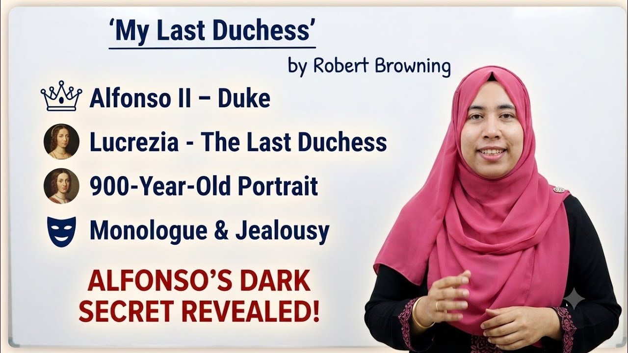 My Last Duchess by Robert Browning | DUKE of FERRARA | My Last Duchess Analysis | বাংলা লেকচার