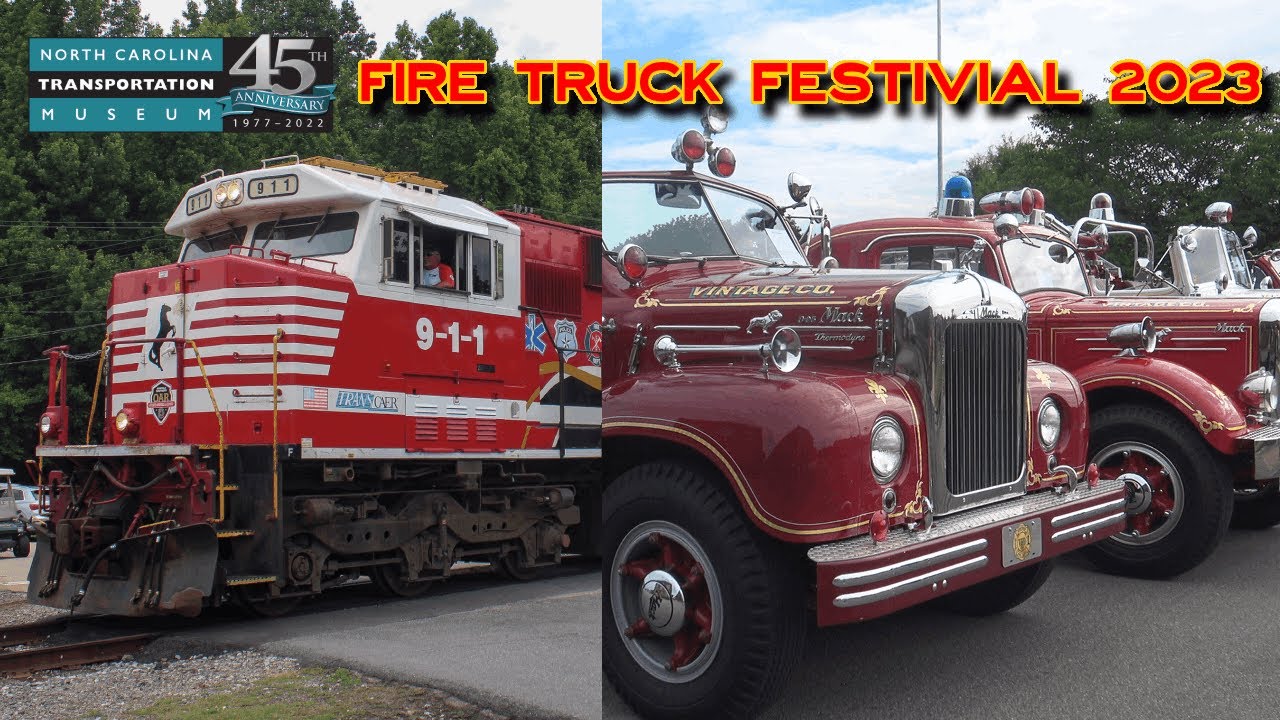 North Carolina Transportation Museum: Fire Truck Festival 2023