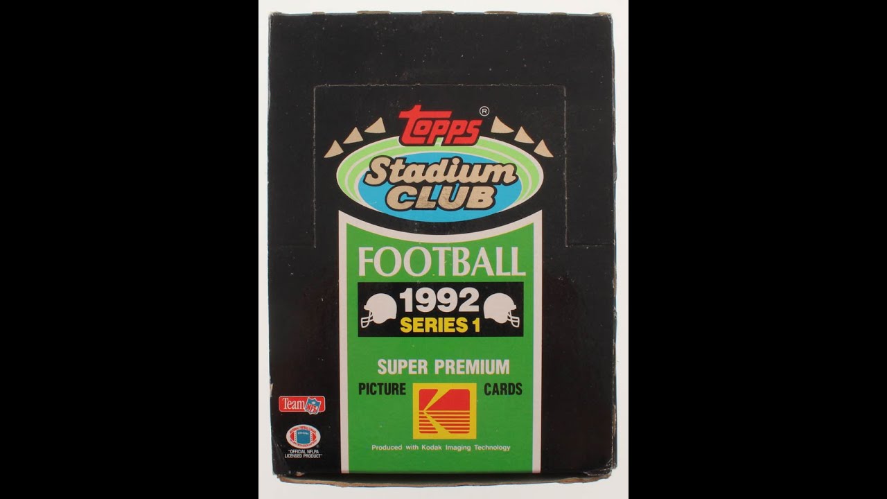 Box Break - 1992 Topps Stadium Club Series 1 Football - Emmitt Smith?