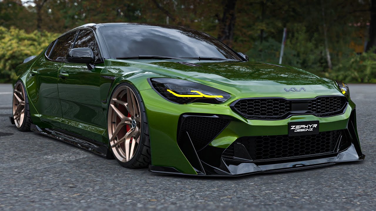 Kia STINGER GT 2026 Modified Hardcore BodyKit Bagged