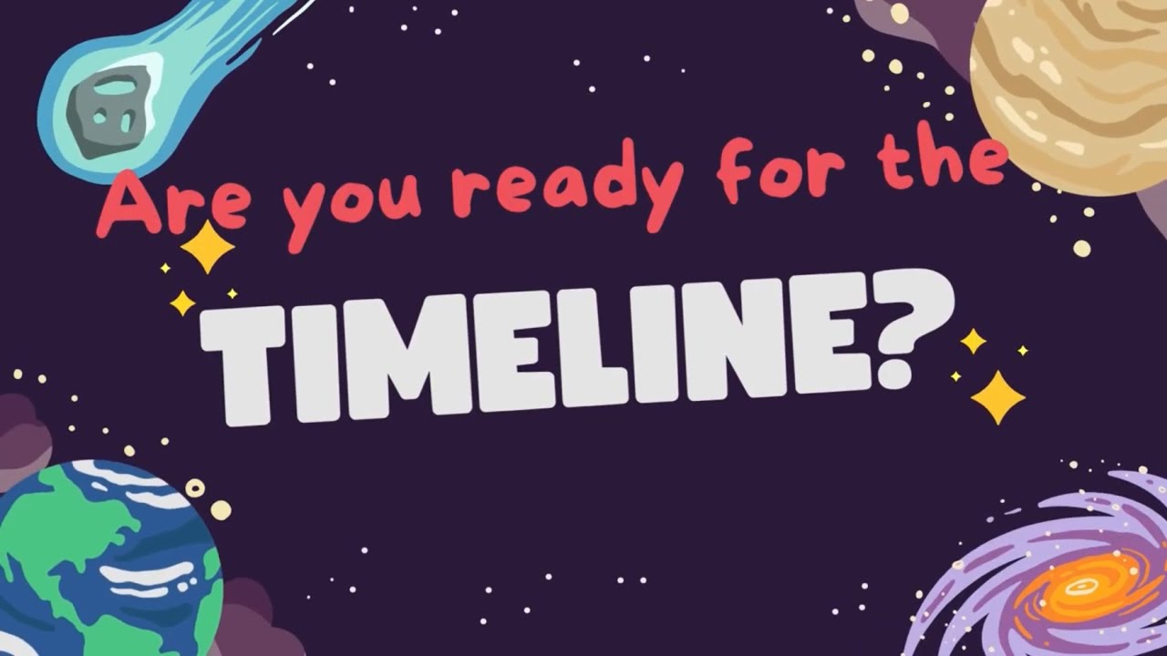 Timeline week 1 to 8