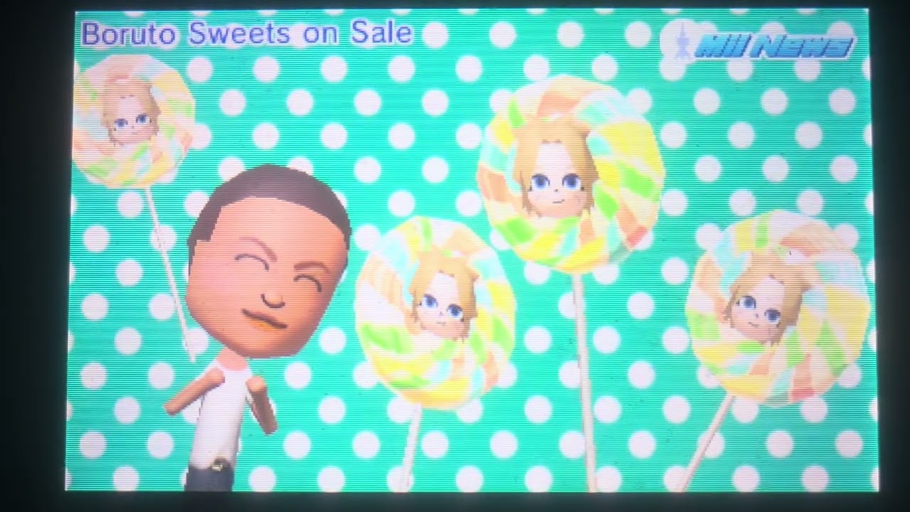 Tomodachi Life - Mii News - Boruto Sweets on Sale