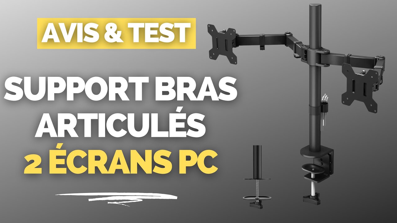 Test du Support d'Ecran PC à Deux Bras Bontek [AVIS] 🖥️🖥️