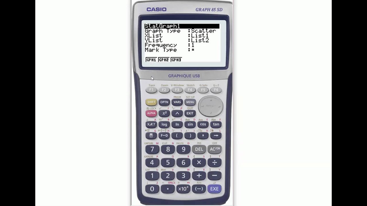 Statistiques 2 variables - Ajustement affine calculatrice