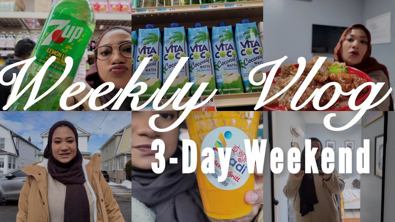 WEEKLY VLOG ✨ GRWM + রোজার আগে Grocery Run + আমদের Fave Jackson Heights food Spot!