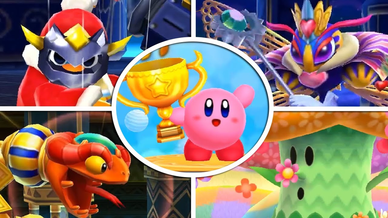 Kirby: Triple Deluxe - The Arena - No Damage + No Copy Ability 100% Walkthrough