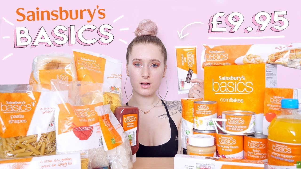 VEGAN SAINSBURY'S BASICS HAUL / 23 items for £9.95