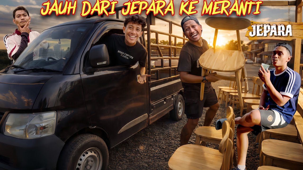2 HARI JEMPUT KURSI DARI JEPARA UNTUK EXBEN KOPI YANG BARU