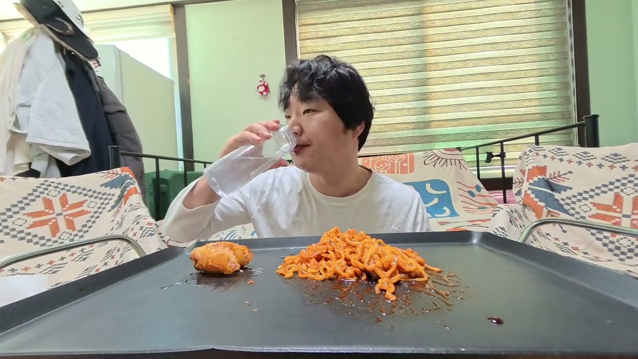 대창 불닭볶음면 먹방