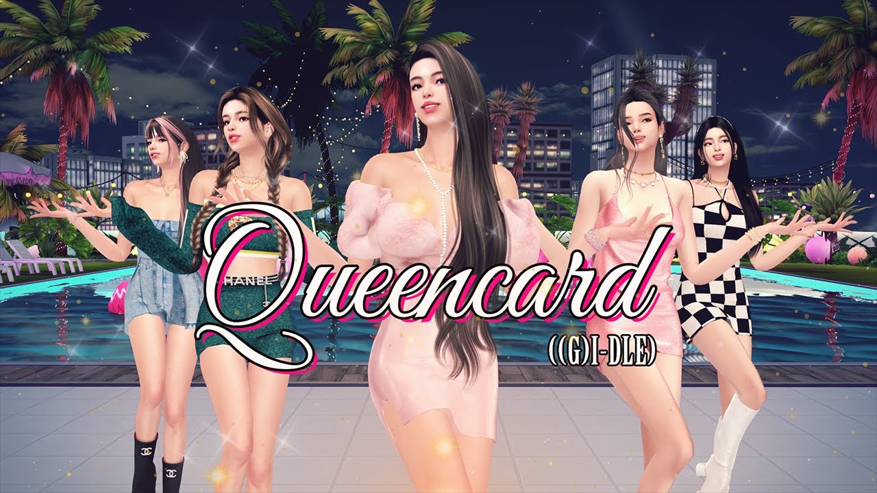 ((G)I-DLE) - Queencard [sims 4 dance animation]