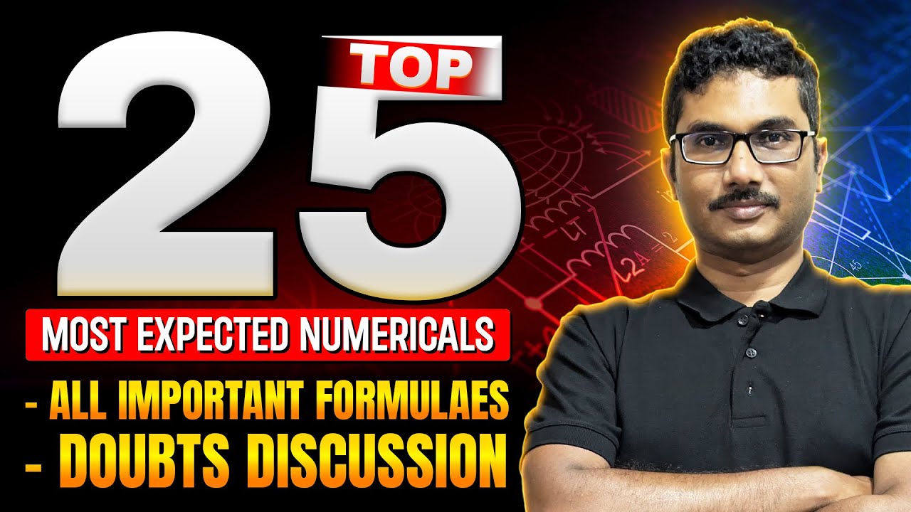 Most Expected Numerical For 2nd PUC Physics - PU2 Physics All Important Formulae ⚛️🧲