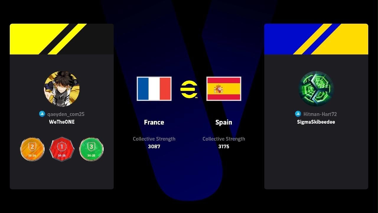 eFootball National Team - France vs Spain. Ungentlemanly Rage Quit Behaviour 