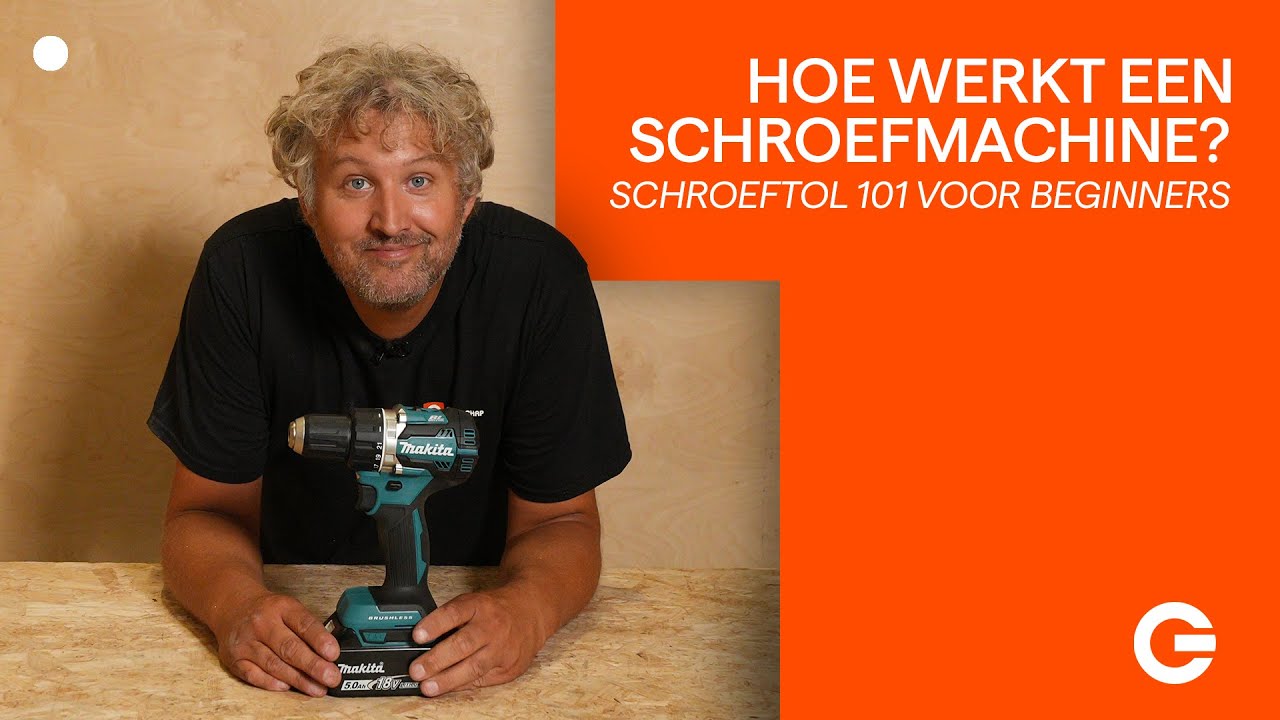 Hoe werkt een schroefmachine? Schroefmachine 101 voor (handige) Dummies