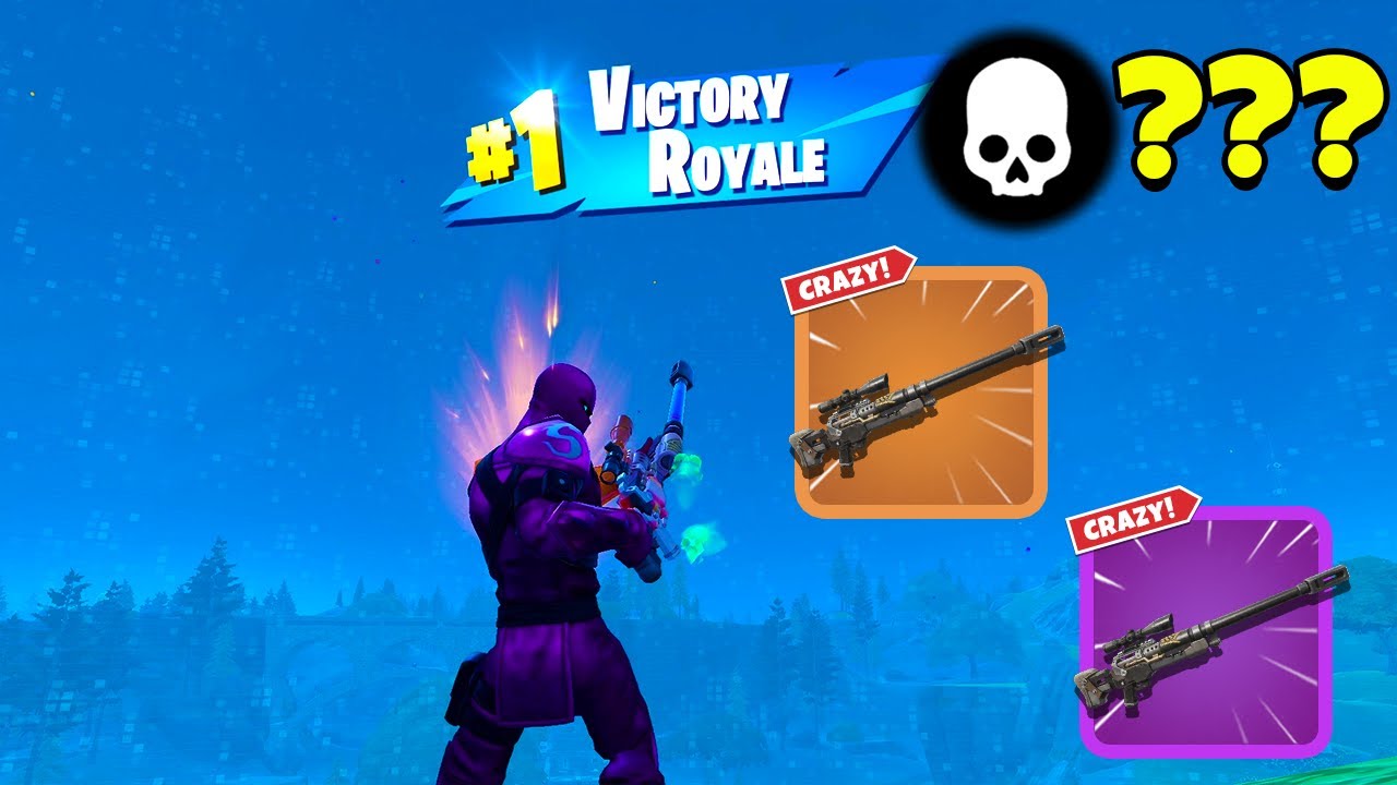 *SNIPER ONLY* High Elimination Solo Zero Build Win Gameplay (Fortnite Chapter 5 Season 3)