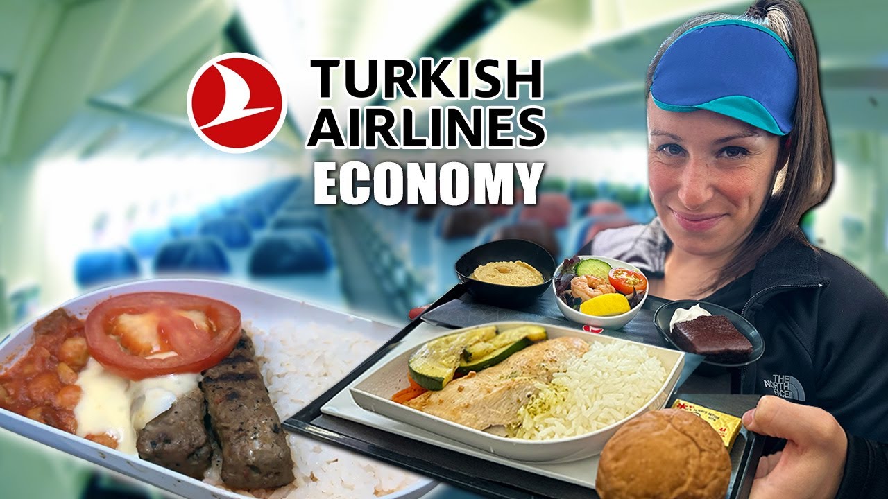 Как питаться на борту Turkish Airlines во время 6 перелетов // Эконом-версия