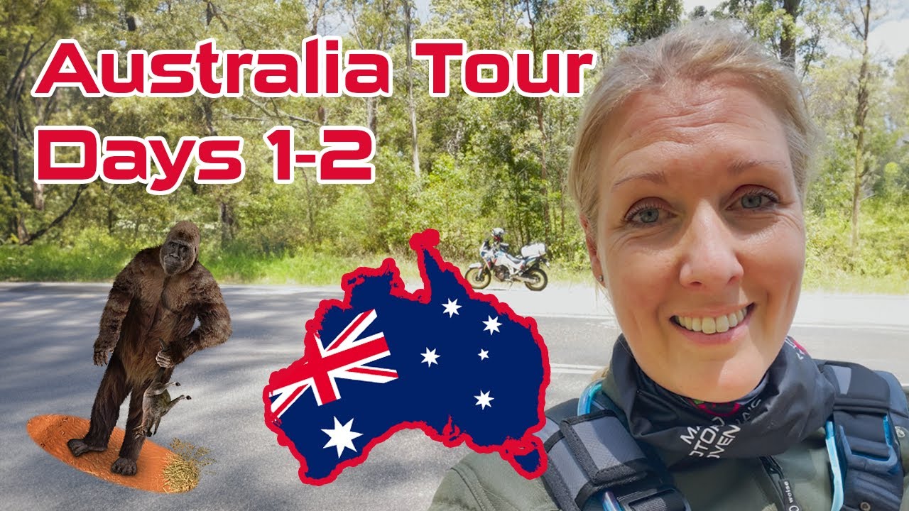 Australia Tour on a Motorcycle: Days 1 & 2
