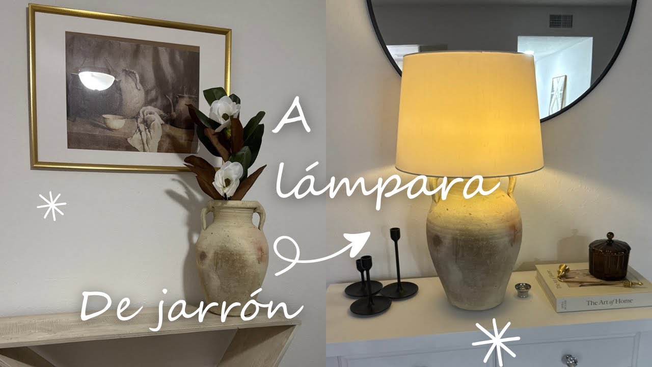  Nadie cree que esta lámpara antes era un jarrón