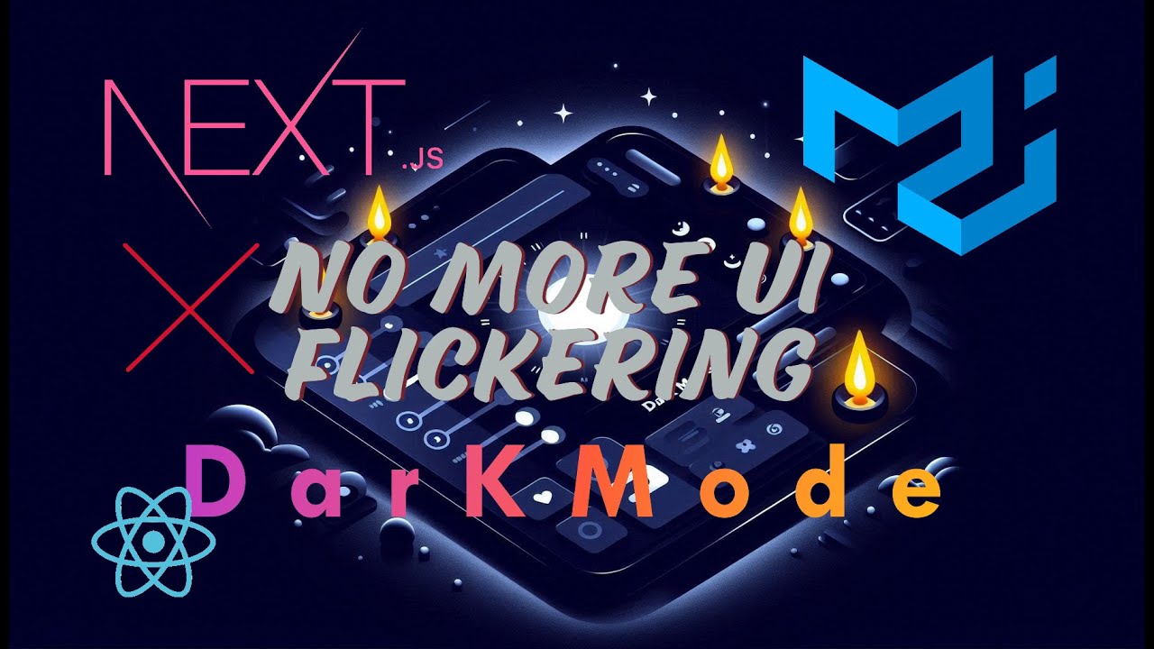 Dark mode & light mode in next. Js 14 app router with material-ui without ui flickering