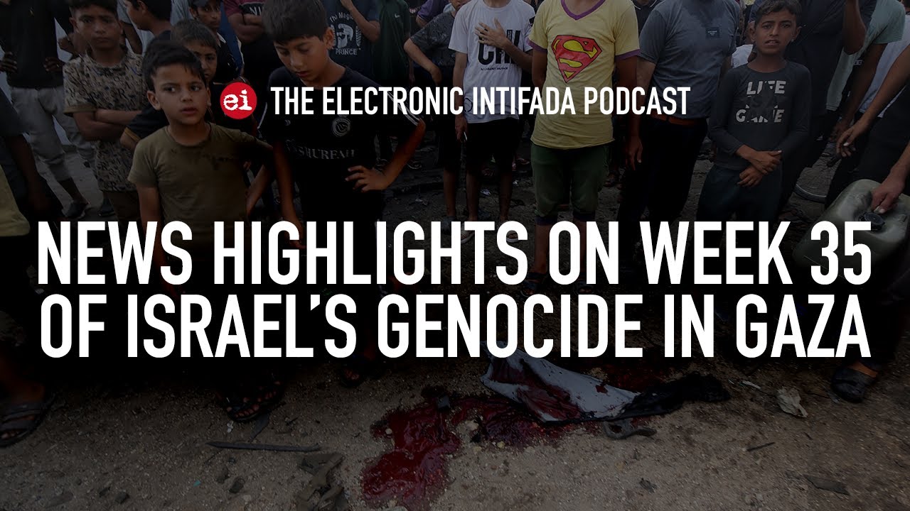 News highlights on week 35 of Israel's genocide in Gaza, with Nora Barrows-Friedman