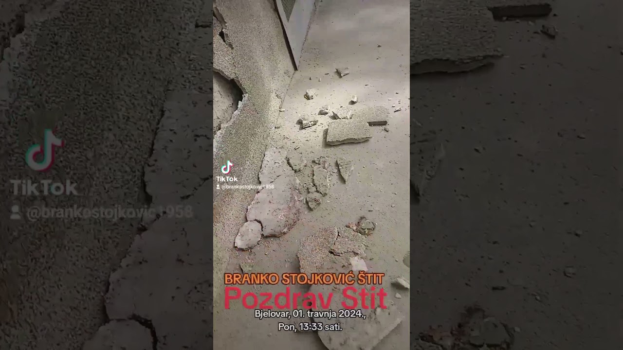 NEBODER SE RUŠI, PA POŽAR