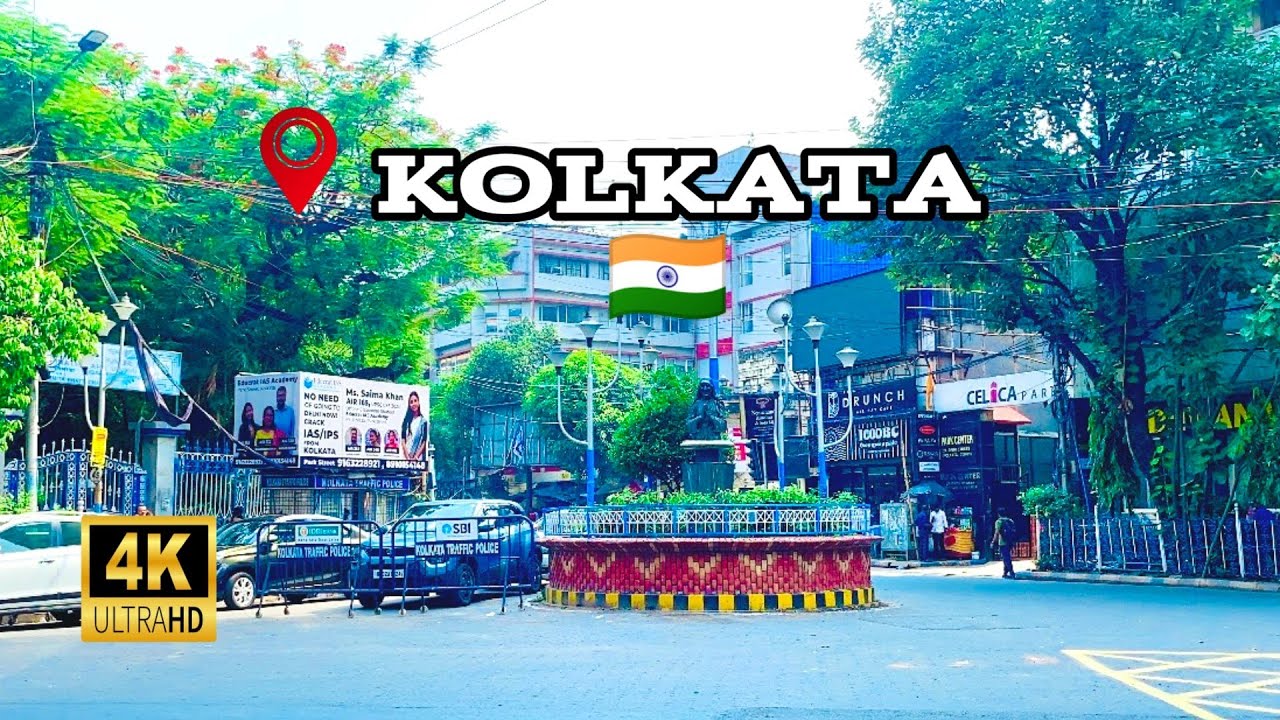 4K India Walking Tour Kolkata City 2024 || Real Kolkata City 4K Walking Tour 2024