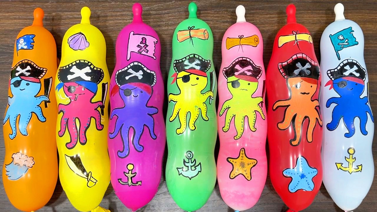 LIVE: Slime Mixing With Balloon Characters & Glossy Sounds ASMR #196