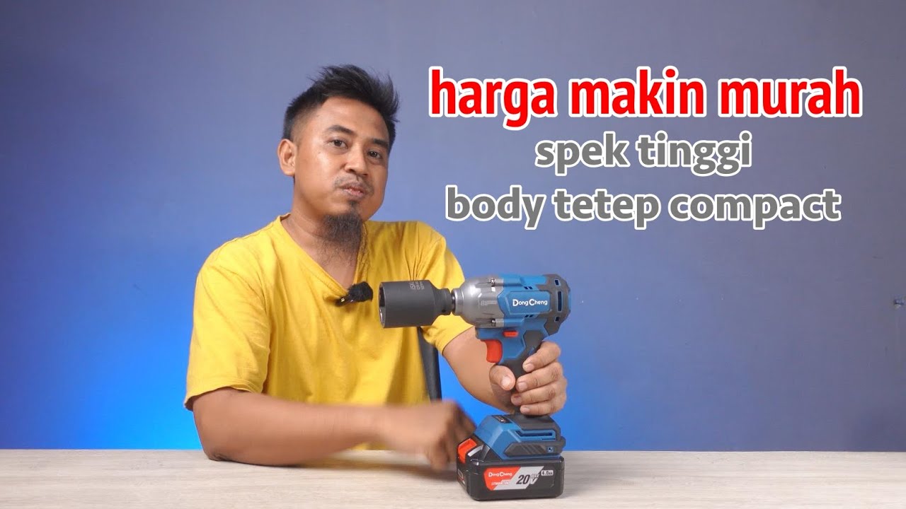 nah ini impact wrench dongcheng paling ideal !! - DONGCHENG DCPB488 CORDLESS BRUSHLESS IMPACT WRENCH